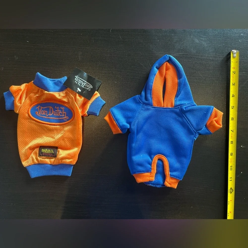 VON Dutch Dog Spring Clothes Pet Puppy Costume Dog Cat Sports Apparel set xxs